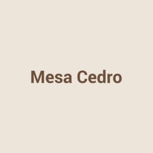 Mesa de centro en cedro (ejemplo)