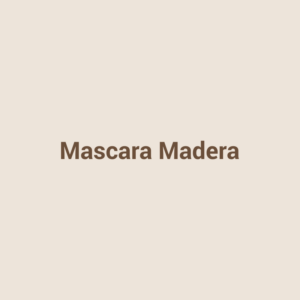 Mascara tallada en madera (ejemplo)